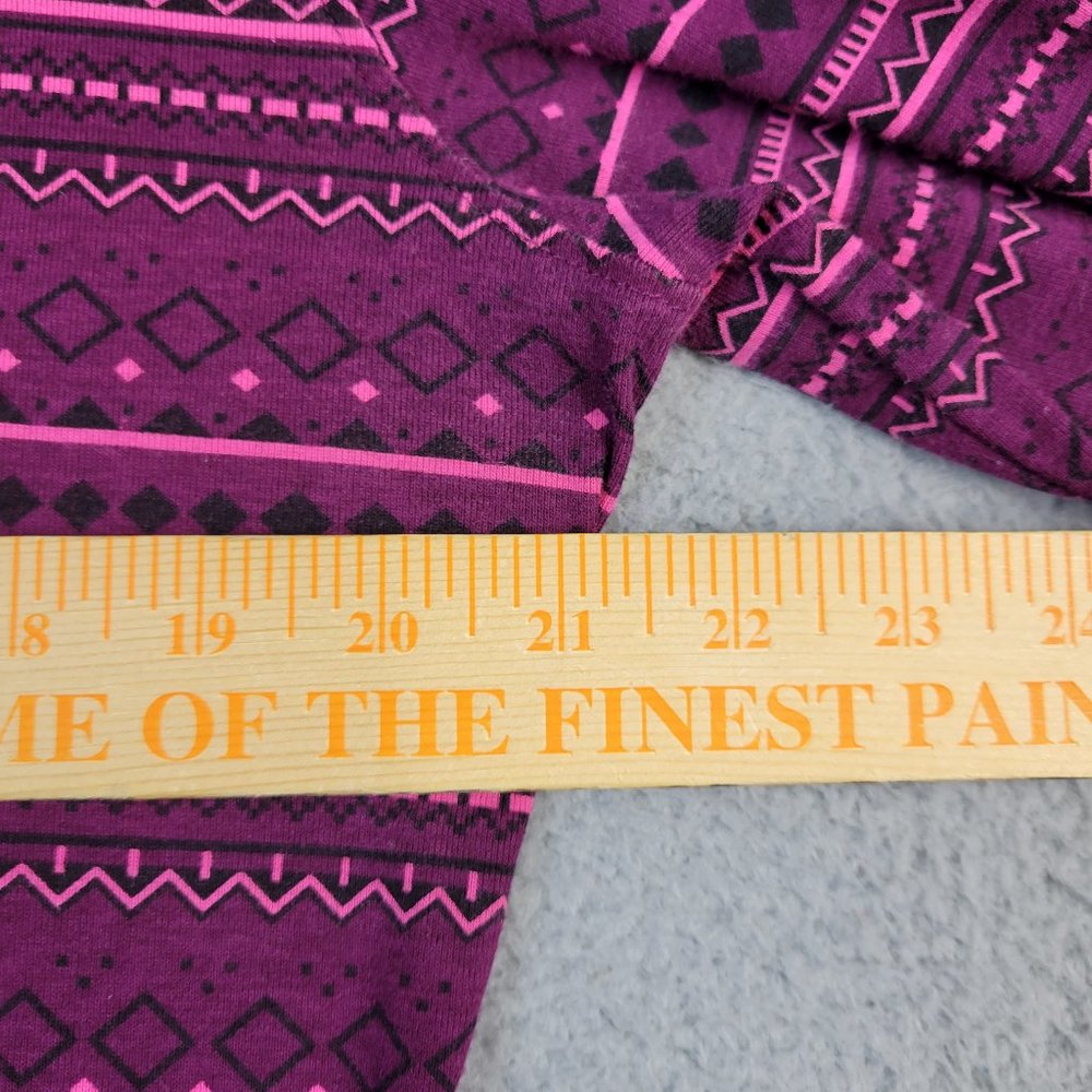 Columbia 1/4 Zip Pullover Women's Size XL Long Sleeve Stripe Design Purple Pink - Picture 10 of 12